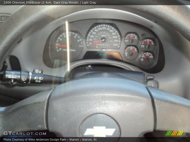 Dark Gray Metallic / Light Gray 2006 Chevrolet TrailBlazer LS 4x4