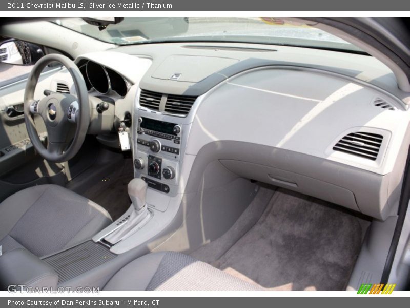 Silver Ice Metallic / Titanium 2011 Chevrolet Malibu LS