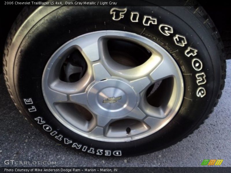 Dark Gray Metallic / Light Gray 2006 Chevrolet TrailBlazer LS 4x4