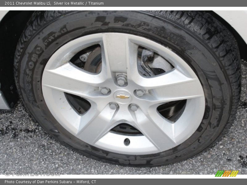 Silver Ice Metallic / Titanium 2011 Chevrolet Malibu LS