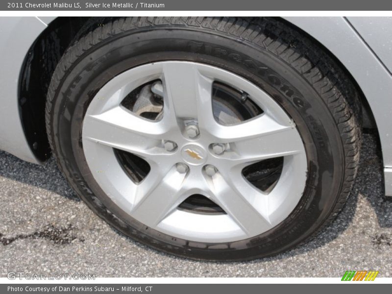 Silver Ice Metallic / Titanium 2011 Chevrolet Malibu LS
