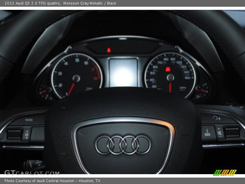 Monsoon Gray Metallic / Black 2013 Audi Q5 2.0 TFSI quattro