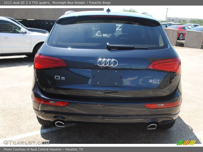 Moonlight Blue Metallic / Pistachio Beige 2013 Audi Q5 2.0 TFSI quattro
