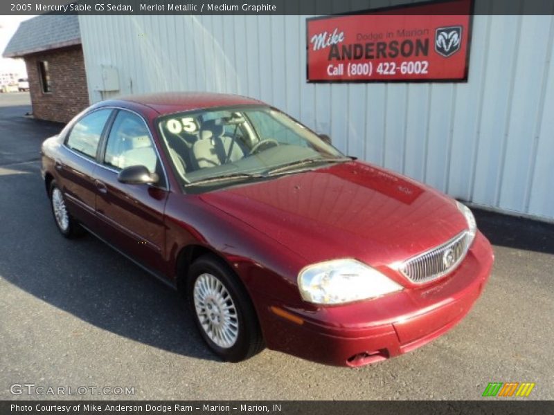 Merlot Metallic / Medium Graphite 2005 Mercury Sable GS Sedan