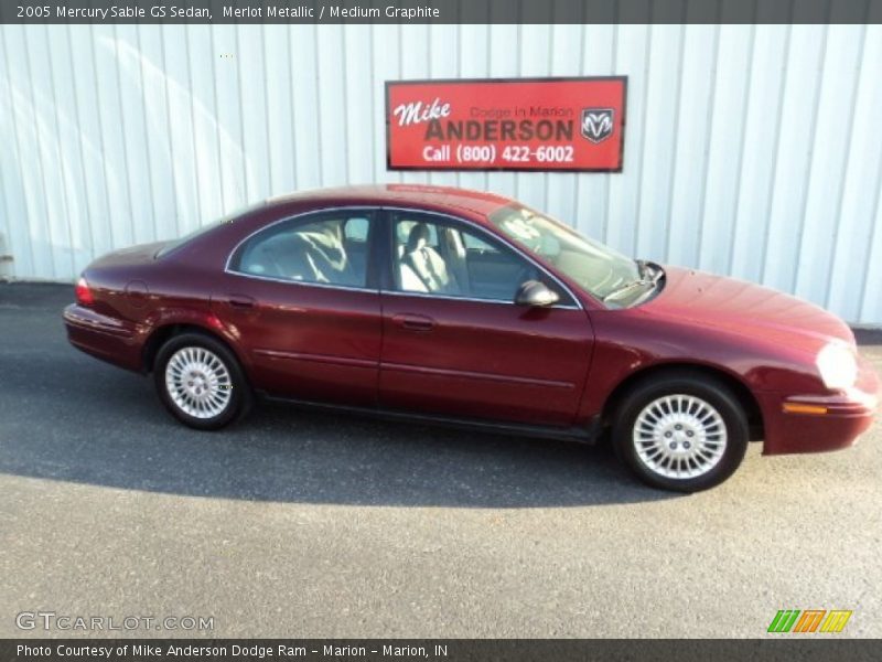 Merlot Metallic / Medium Graphite 2005 Mercury Sable GS Sedan