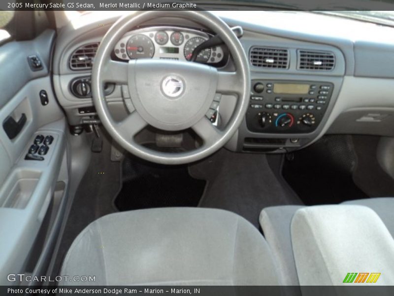 Merlot Metallic / Medium Graphite 2005 Mercury Sable GS Sedan