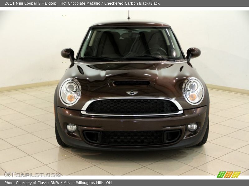 Hot Chocolate Metallic / Checkered Carbon Black/Black 2011 Mini Cooper S Hardtop