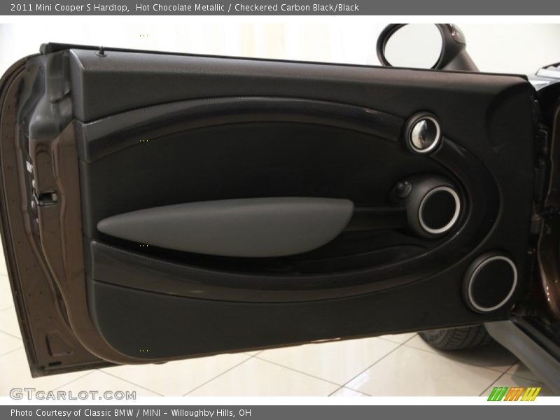 Hot Chocolate Metallic / Checkered Carbon Black/Black 2011 Mini Cooper S Hardtop