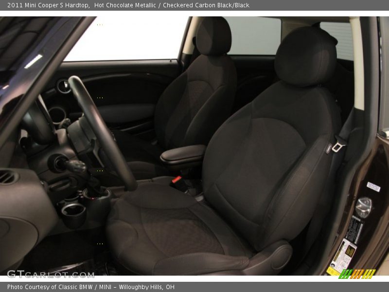 Hot Chocolate Metallic / Checkered Carbon Black/Black 2011 Mini Cooper S Hardtop