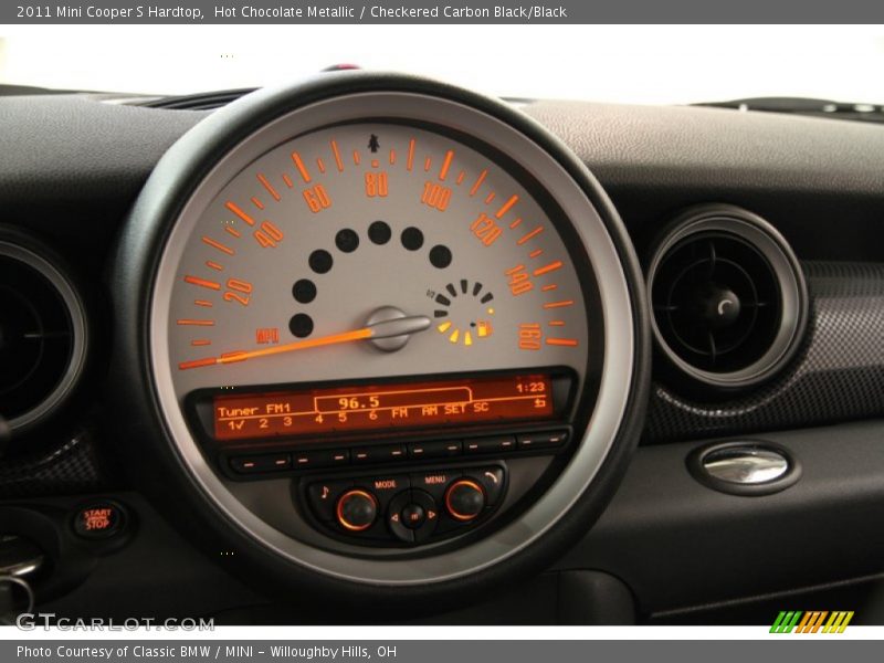 Hot Chocolate Metallic / Checkered Carbon Black/Black 2011 Mini Cooper S Hardtop