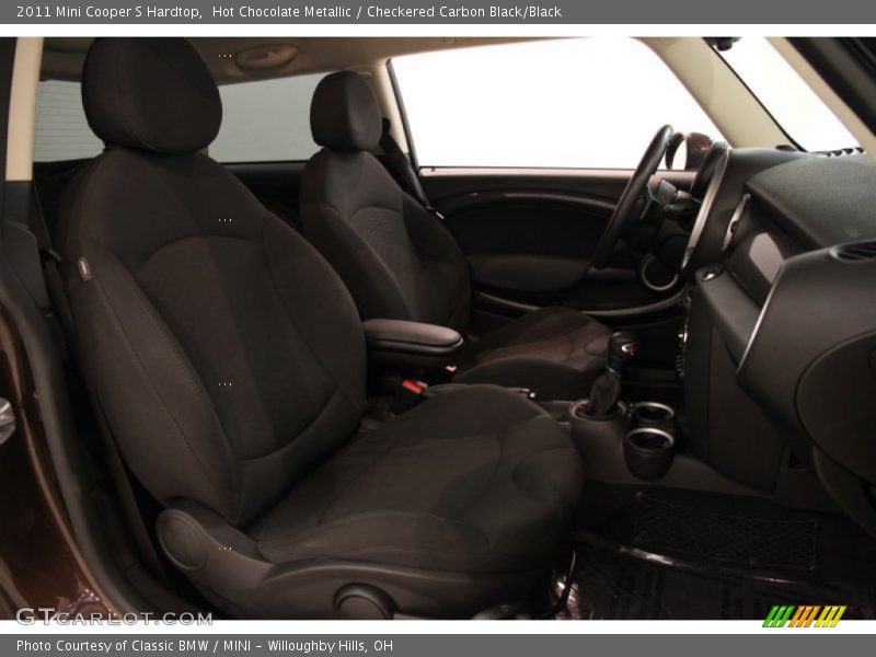 Hot Chocolate Metallic / Checkered Carbon Black/Black 2011 Mini Cooper S Hardtop