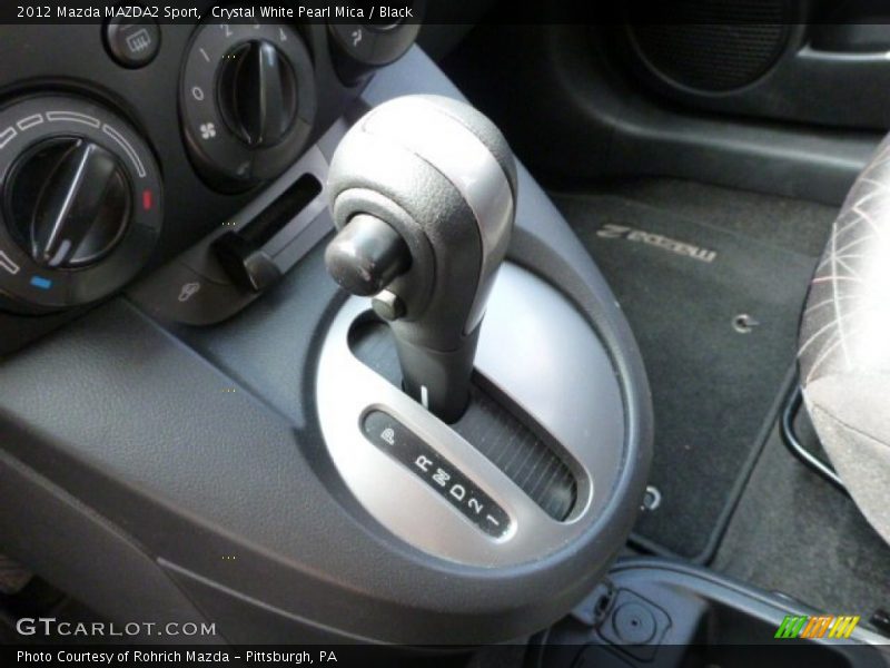 Crystal White Pearl Mica / Black 2012 Mazda MAZDA2 Sport
