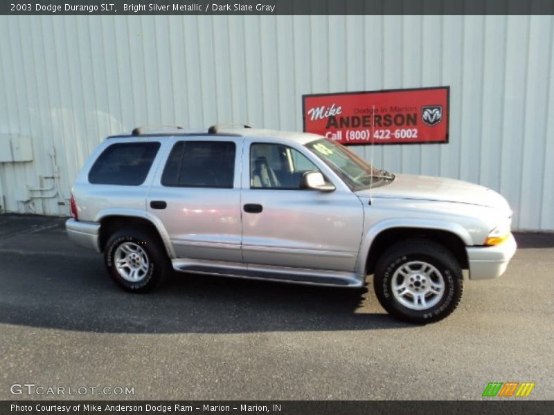 Bright Silver Metallic / Dark Slate Gray 2003 Dodge Durango SLT