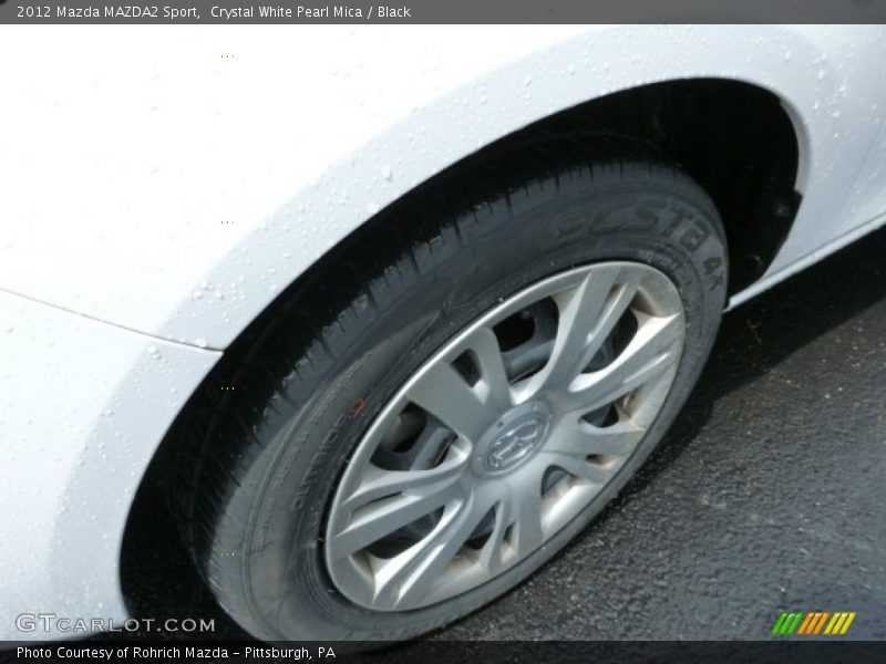 Crystal White Pearl Mica / Black 2012 Mazda MAZDA2 Sport