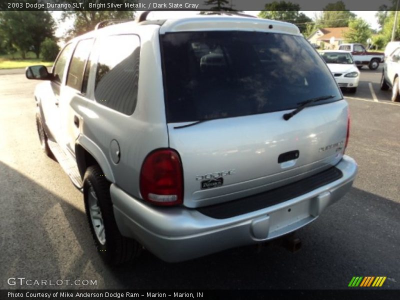Bright Silver Metallic / Dark Slate Gray 2003 Dodge Durango SLT