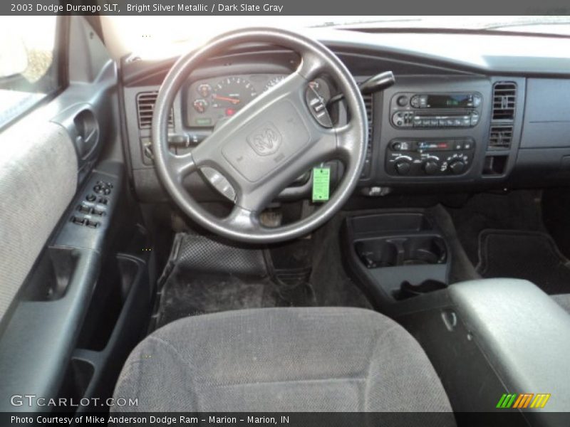 Bright Silver Metallic / Dark Slate Gray 2003 Dodge Durango SLT