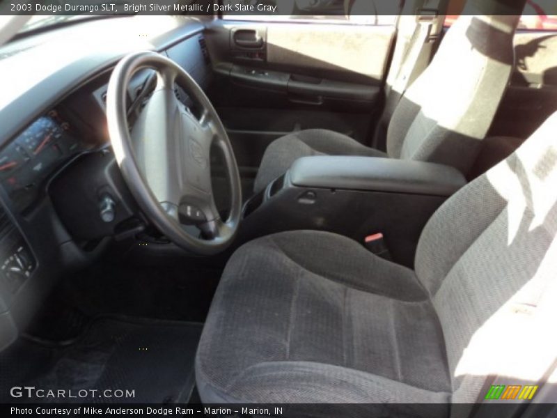 Bright Silver Metallic / Dark Slate Gray 2003 Dodge Durango SLT