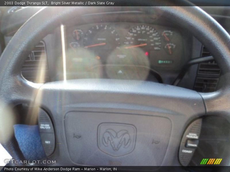 Bright Silver Metallic / Dark Slate Gray 2003 Dodge Durango SLT