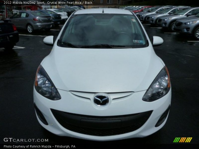 Crystal White Pearl Mica / Black 2012 Mazda MAZDA2 Sport