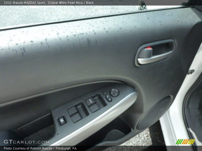 Crystal White Pearl Mica / Black 2012 Mazda MAZDA2 Sport