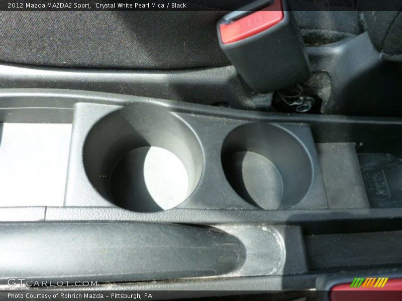 Crystal White Pearl Mica / Black 2012 Mazda MAZDA2 Sport