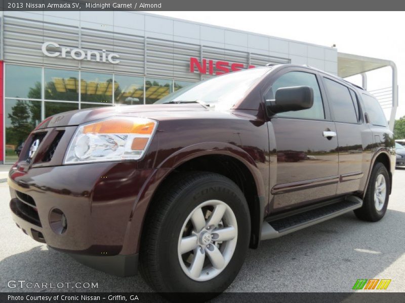 Midnight Garnet / Almond 2013 Nissan Armada SV