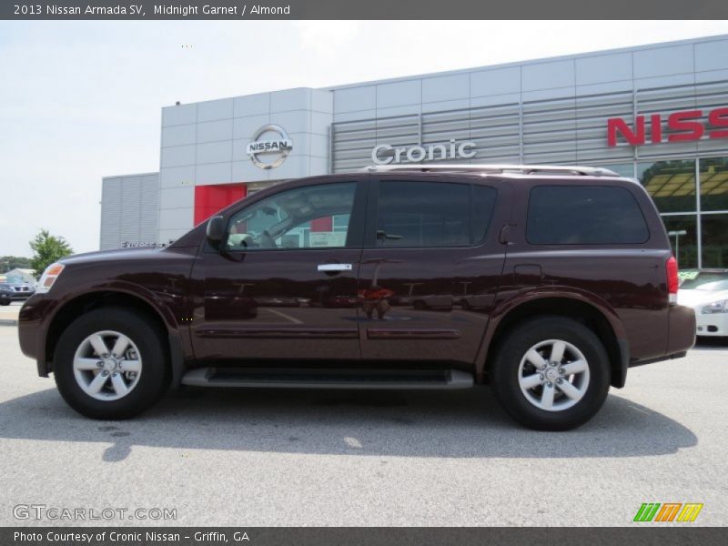 Midnight Garnet / Almond 2013 Nissan Armada SV