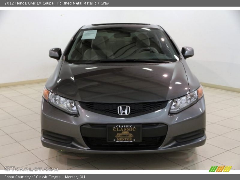 Polished Metal Metallic / Gray 2012 Honda Civic EX Coupe