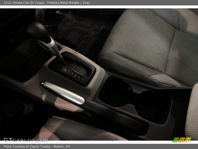 Polished Metal Metallic / Gray 2012 Honda Civic EX Coupe