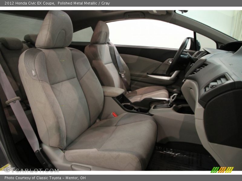 Polished Metal Metallic / Gray 2012 Honda Civic EX Coupe