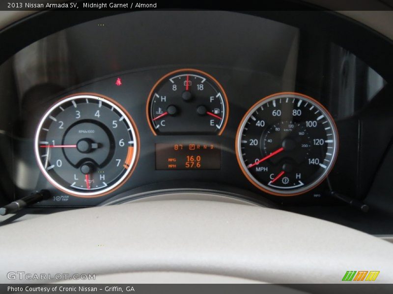  2013 Armada SV SV Gauges