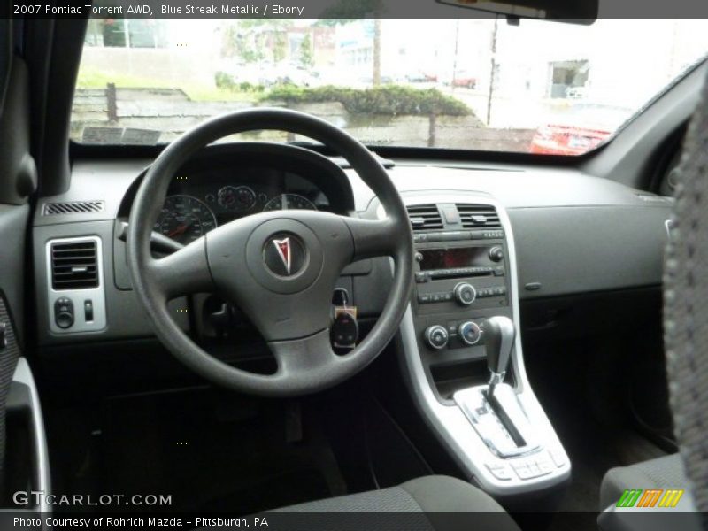 Blue Streak Metallic / Ebony 2007 Pontiac Torrent AWD