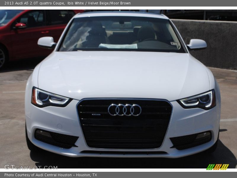 Ibis White / Velvet Beige/Moor Brown 2013 Audi A5 2.0T quattro Coupe