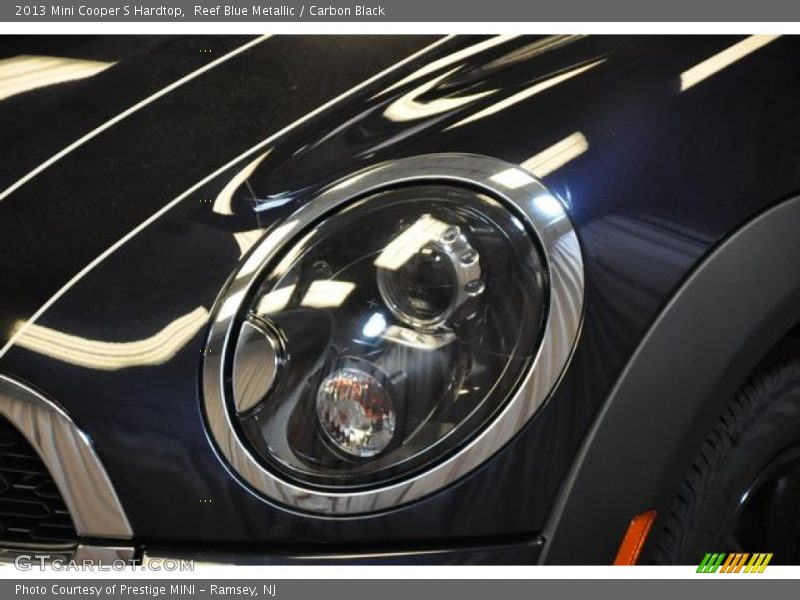 Reef Blue Metallic / Carbon Black 2013 Mini Cooper S Hardtop