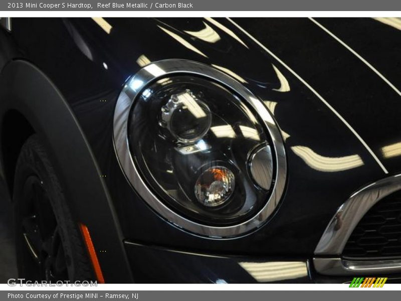 Reef Blue Metallic / Carbon Black 2013 Mini Cooper S Hardtop