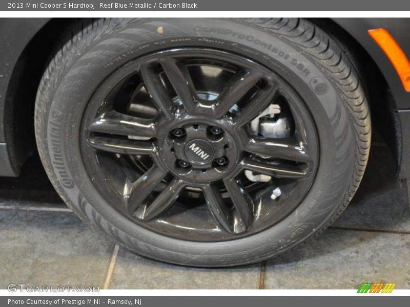 Reef Blue Metallic / Carbon Black 2013 Mini Cooper S Hardtop