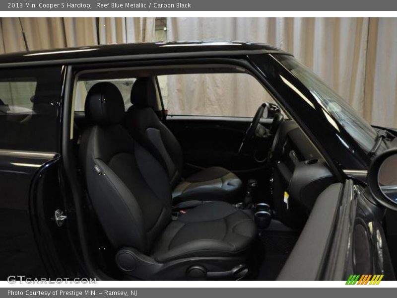 Reef Blue Metallic / Carbon Black 2013 Mini Cooper S Hardtop