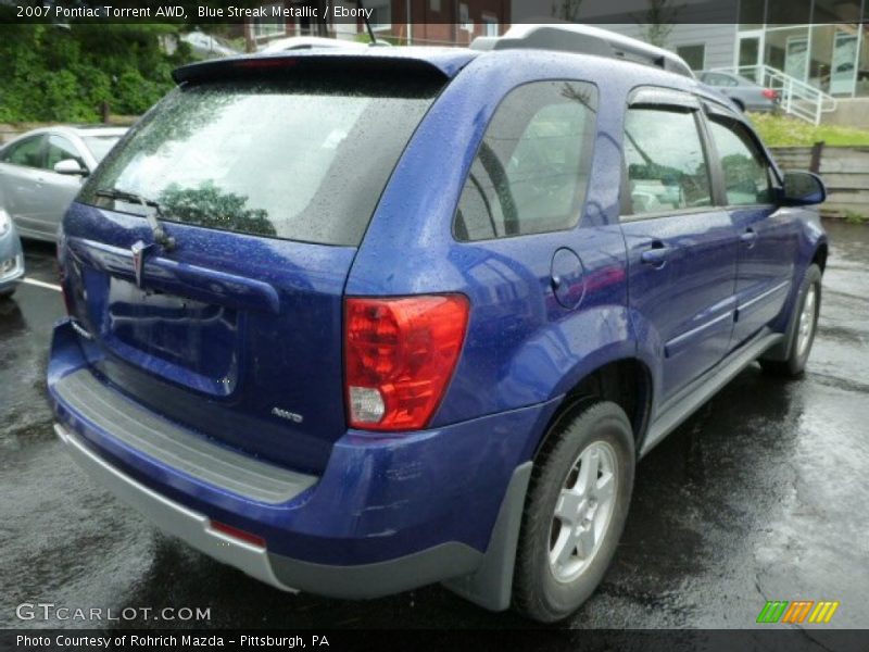 Blue Streak Metallic / Ebony 2007 Pontiac Torrent AWD