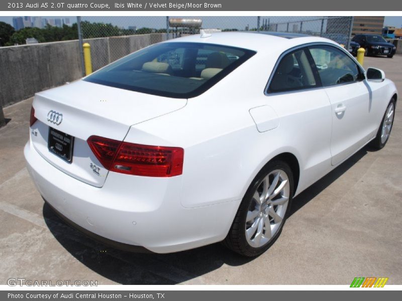 Ibis White / Velvet Beige/Moor Brown 2013 Audi A5 2.0T quattro Coupe