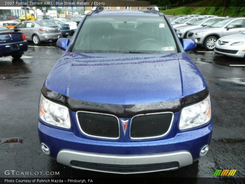 Blue Streak Metallic / Ebony 2007 Pontiac Torrent AWD