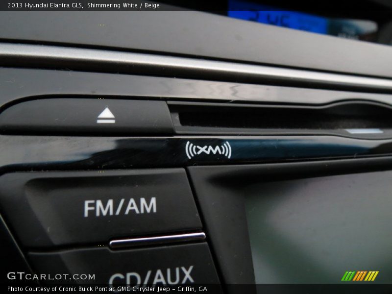 Shimmering White / Beige 2013 Hyundai Elantra GLS