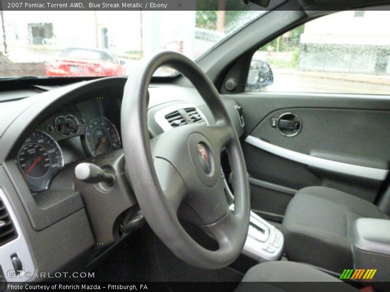 Blue Streak Metallic / Ebony 2007 Pontiac Torrent AWD