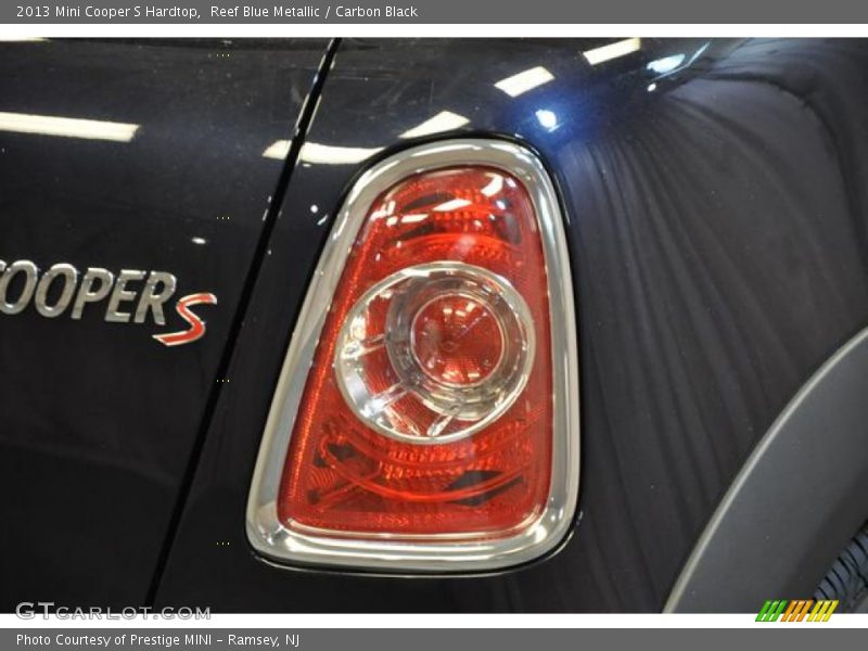 Reef Blue Metallic / Carbon Black 2013 Mini Cooper S Hardtop