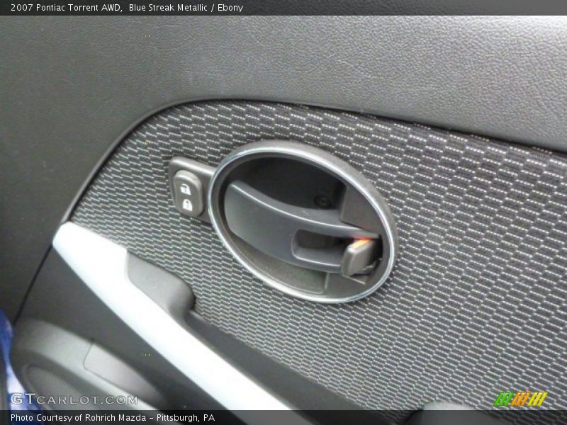 Blue Streak Metallic / Ebony 2007 Pontiac Torrent AWD