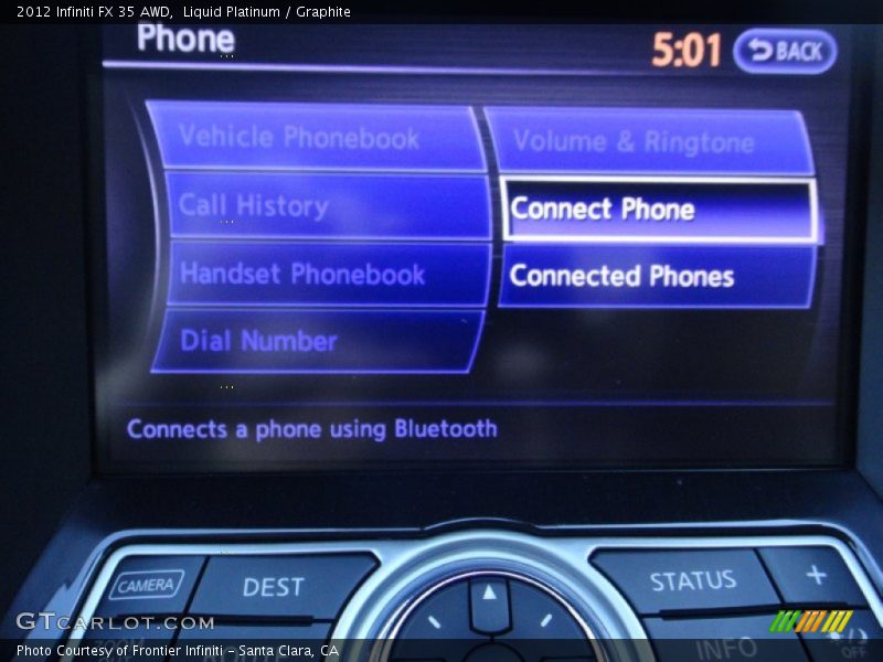 Liquid Platinum / Graphite 2012 Infiniti FX 35 AWD