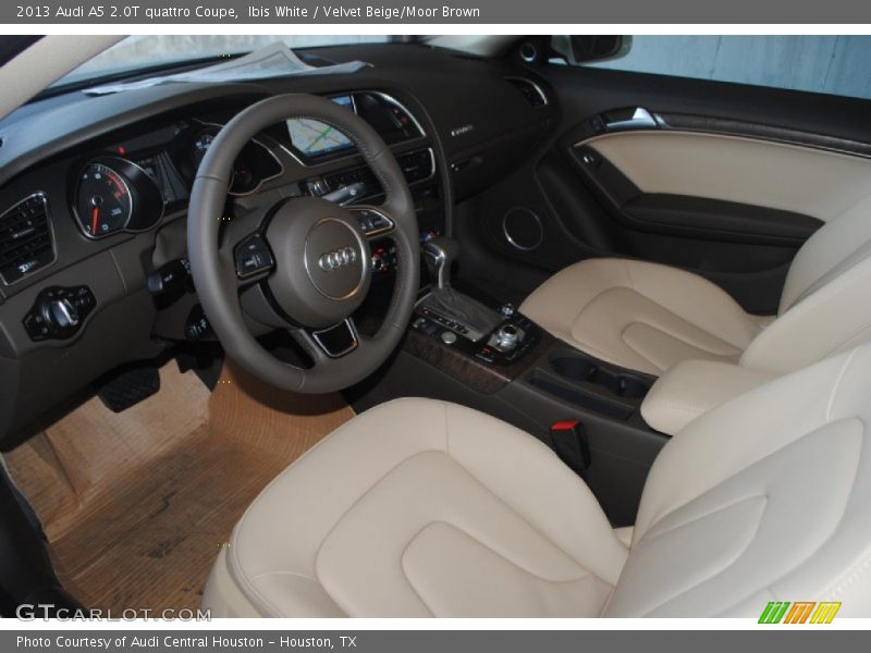  2013 A5 2.0T quattro Coupe Velvet Beige/Moor Brown Interior