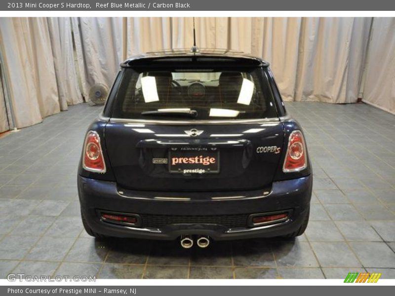 Reef Blue Metallic / Carbon Black 2013 Mini Cooper S Hardtop