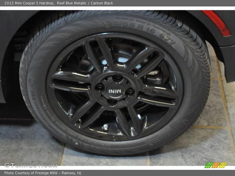 Reef Blue Metallic / Carbon Black 2013 Mini Cooper S Hardtop