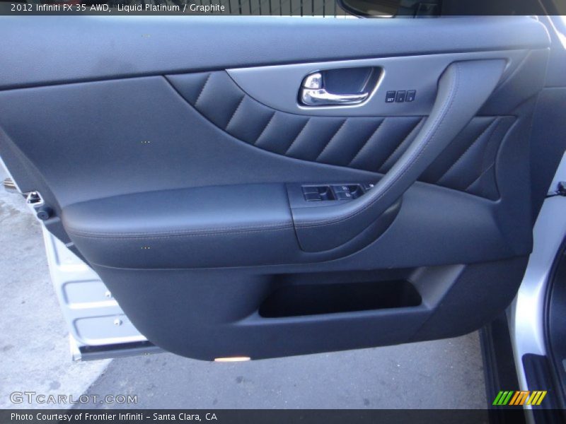Liquid Platinum / Graphite 2012 Infiniti FX 35 AWD