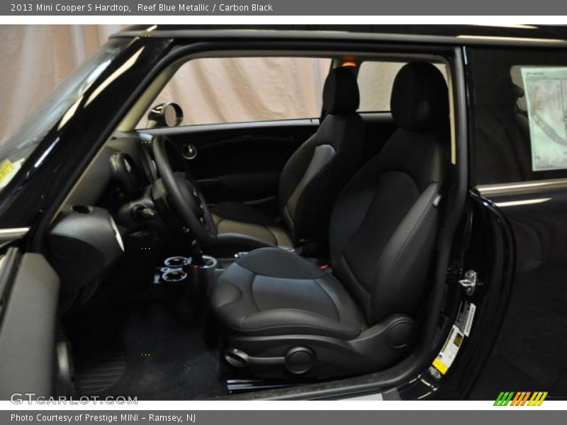 Reef Blue Metallic / Carbon Black 2013 Mini Cooper S Hardtop